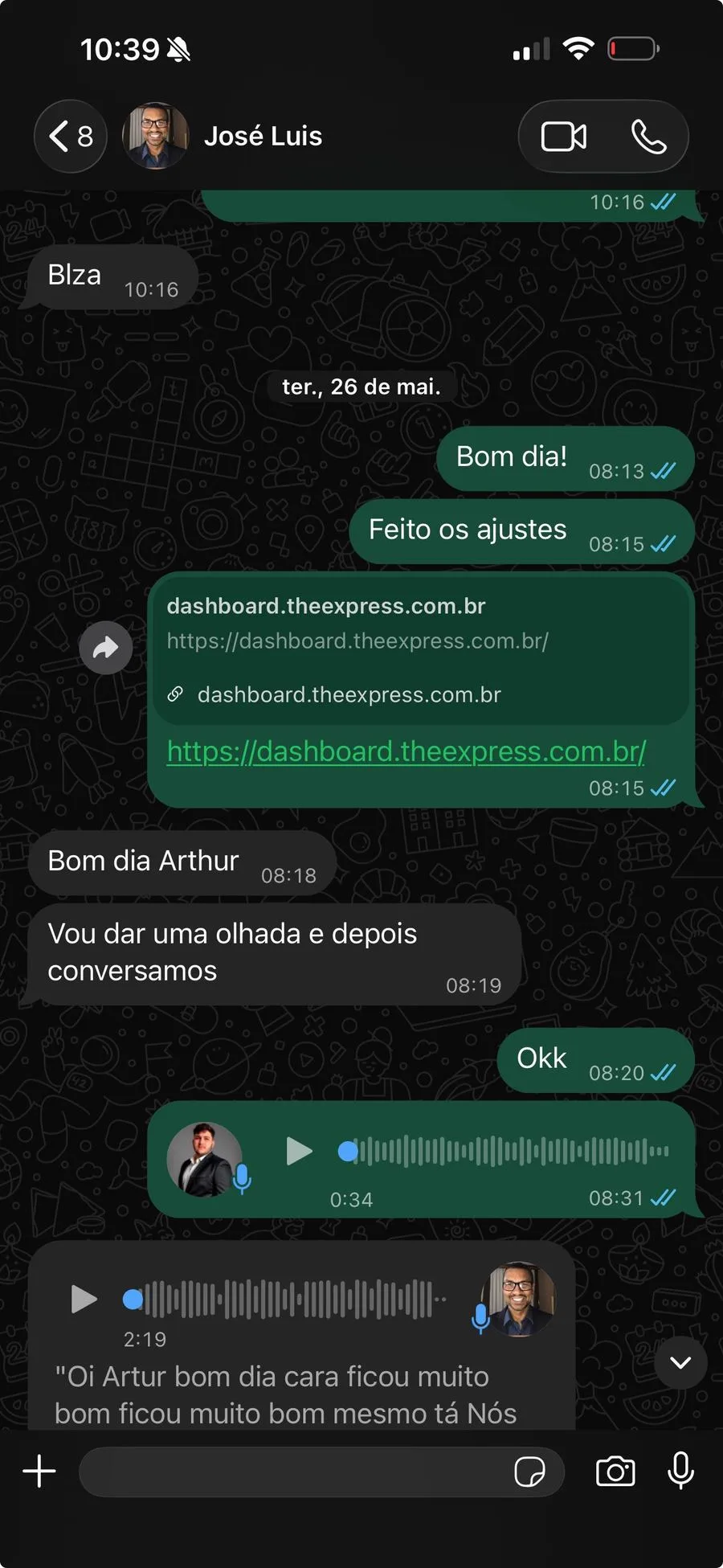 Depoimento de cliente